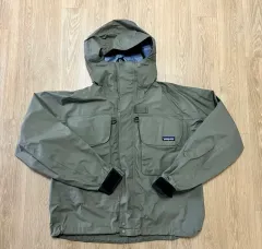 （新品未使用品）Patagonia フード付きフィッシングジャケット グレー 新品未使用品）Patagonia フード付きフィッシングジャケット