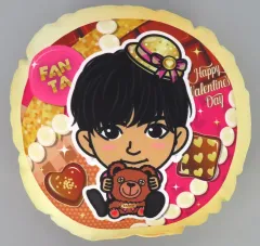 【中古】クッション・抱き枕・本体 佐藤大樹(FANTASTICS) サークルクッション Bear ver. 特別オンラインブース ～バレンタイン2022～ グッズ