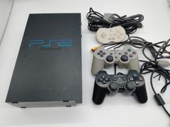 【動作未確認】PS2本体 コントローラー×2 HORIコントローラー セット