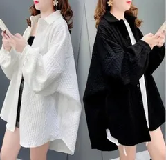 オーバーサイズ シャツ レディース トップス 羽織りシャツ レディース シャツ ロング 長袖シャツ xyxzy106