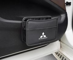 ★新品★三菱★エンブレム 車用収納ケース車用ゴミ箱 車載収納 ティッシュ 収納小物入 スマホ収納 4色選択