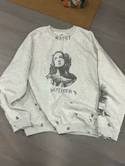 【希少】セントマイケル 初期 ラグラン スウェット jesus【美品】 SAINT M×××××× - ラスト1点 / SM-A21-0000-029/RGLN SWT