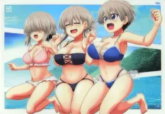 【中古】デスクマット [単品] 宇崎花＆宇崎月＆宇崎柳 B4デスクマット 「コミックス 宇崎ちゃんは遊びたい! 第10巻 メロンブックス限定版」 同梱特典