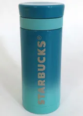 【中古】マグカップ･湯のみ ステンレスコーヒープレスボトルグリーン 296ml 「スターバックスコーヒー」