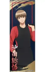 【中古】バッジ・ピンズ 沖田総悟 「銀魂×浅草花やしき ロングスクエア缶バッジ」