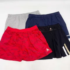 [4点セット] ルコック スコート ゲームスコート スウェット スカート L レディース le coq sportif スポーツ テニスウェア