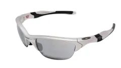 新品同様 オークリー サングラス ハーフジャケット OO9153-02 シルバー アジアンフィット  ローブリッジフィット サングラス OAKLEY HALF JACKET2.0 メンズ レディース 