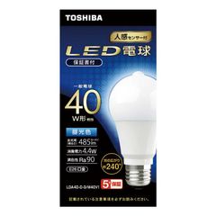 東芝 キレイ色 LED電球 LDA9L-D-G 540lm 40W相当 高演色 - メルカリ