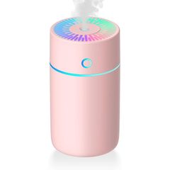 KOLATY 加湿器 小型 卓上 超音波加湿器 【2024新型 7色LEDライト】 卓上加湿器 除菌 大容量250ML 車用加湿器 水漏れ防止 2段階ミスト 節電対策 USB-C 長時間連続加湿 静音 ミニ加湿器 持ち運び便利 軽量 ポータブル加湿器 自動 1