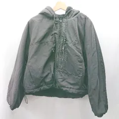 ■ ⊇ ZARA ザラ リバーシブル 長袖 ブルゾン サイズL ブラック レディース E  【1503050010238】