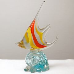 Marcolin Art Crystal マルコリン クリスタル 魚 赤白 - メルカリ