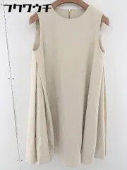 ◇ Rouge vif ルージュ ヴィフ ノースリーブ ミニ ワンピース ベージュ レディース  【中古】 【1107270006240】のサムネイル
