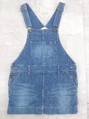 ◇ nano universe ナノユニバース ノースリーブ ミニ ジャンパースカート S ブルー *  【1002799995139】