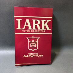 LARK 壁掛け鏡　ミラー　箱型　ラーク　赤ラーク　当時物　ヴィンテージ
