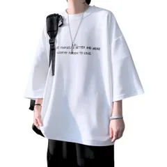 tシャツ メンズ オーバーサイズ 韓国 ストリート L.XL.2XL 吸汗速乾 半袖 大きいサイズ 汗染み防止 筋トレ オシャレ シンプル ダンス ビッグシルエット 通気 ルーズ ジムtee 五分袖 おしゃれ クルーネック 涼しい 快適 透けない 白
