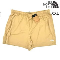 新入荷!!【日本未発売】THE NORTH FACE ノースフェイス スウェットハーフパンツ　BEIGE/XXL