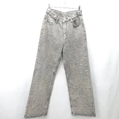 ◇ Θ THE Yon ザヨン ラインストーン デニム サイズM グレー系 レディース E  【1503050035446】