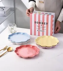 LE CREUSET - ル・クルーゼ フラワープレート ミニ 5枚セット