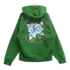 AWAKE NY Carhartt 花柄パーカー 水色