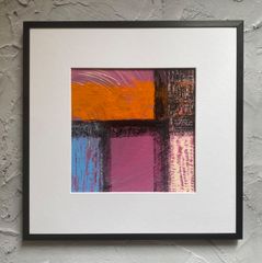 原画/抽象画/モダンアート/現代アート/アクリル画 BRIDGE horizon 海 サーフィン