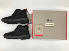 【★01-429】■未使用■HUNTER ハンター インシュレーテッド スノーブーツ 23.0cm 黒（1732）