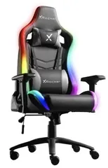X Rocker オバール RGB オフィスゲーミングチェア 快適設計 LED ヘッドレスト ランバーサポート付 調整 リクライニング Office Gaming Chair