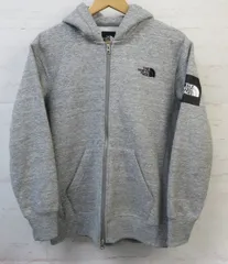 【中古】THE NORTH FACE ｻﾞﾉｰｽﾌｪｲｽ ﾊﾟｰｶｰ ｽｸｴｱﾛｺﾞﾌﾙｼﾞｯﾌﾟｽｳｪｯﾄﾊﾟｰｶｰ NT61836 ｸﾞﾚｰ S 991827268