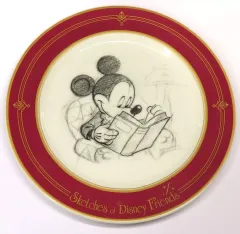 【中古】皿・ボウル ミッキーマウス(読書) プレート 「ディズニー」 東京ディズニーリゾート限定