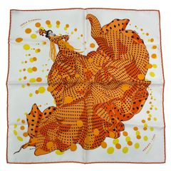 美品 HERMES エルメス カレ90 CASSE NOISETTE くるみ割り シルク