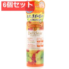 DETクリア ブライト＆ピール ピーリングジェリー ミックスフルーツの香り 180mL 6個セット まとめ売りのサムネイル