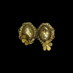 Carnegie（カーネギー）ヴィンテージ イヤリング ゴールド×フラワー