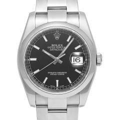 ROLEX デイトジャスト M番 Ref.116200 ブラック 中古品 メンズ 腕時計