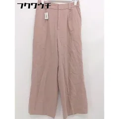◇ green label relaxing グリーンレーベル UNITED ARROWS ワイド パンツ サイズ36 ピンク ブラウン系 レディース  【中古】 【1106230008737】