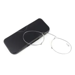 【新着商品】[Yellowrock] イェローロック 超軽量カードタイプ リムレス 老眼鏡 レディース メンズ シニアグラス おしゃれ 携帯式マイクロ老眼鏡 専用ケース付属 度数「+1.0～+3.0」3色選択可能
