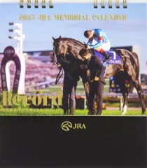 【中古】カレンダー 2025年JRAメモリアル卓上カレンダー[The Record] JRA70周年記念キャンペーン第2弾 Wチャンス賞