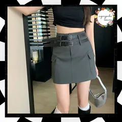 ミニスカート キュロットスカート 着やせ レディース タイトスカート 膝上丈 インナーパンツ付き セクシー ハイウエスト ショートスカート ベルト付き 美脚 韓国 スカート フェミニン ミニスカートスーツ 無地 春夏 タイトすぎない 6XINANYT-028