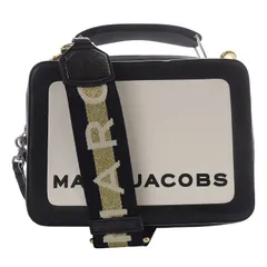 マークジェイコブス MARC JACOBS THE BOX 23 カラーブロックバッグ ショルダーベルト ロゴ ショルダーバッグ 黒のサムネイル