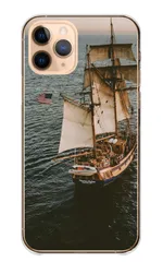 iPhoneSE 第3世代 第2世代 ケース カバー アイフォンSE スマホケース ハードケース 船 海賊船 海賊 航海 大航海 海 波 冒険 写真 かっこいい おしゃれ 夕焼け 空 カラー02