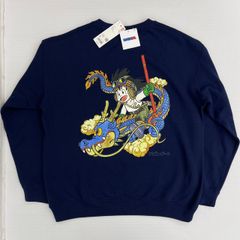 【未使用/XL】UNIQLO ユニクロ UT スウェットシャツ/69 NAVY ネイビー/DRAGON BALL ドラゴンボール DAIMA 鳥山明 孫悟空/メンズ レディース 男女兼用/品番:478907/ 服飾 (70-2025-0430-KO-003)