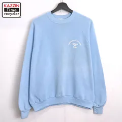 80s USA製 vintage sportswear カレッジ プリント スウェット トレーナー メンズ 表記XLサイズ