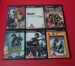 ■サバイバルゲーム　（メダル・オブ・オナー、タイムクライシス、バイオハザードなど）　6点　PS2ソフト ●チャレンビー　ゲームソフト