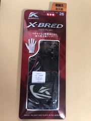 X-BRED 右手用グローブ1つSIZE:26 ブラック
