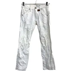 G-STAR RAW ロングパンツ W29 ジースターロウ ボタンフライ ホワイト 古着卸 アメリカ仕入 2304-1991
