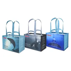 コストコ オーシャン ショッピングバッグ ３枚パック - Costco Ocean Shopping Bags 3 Pack