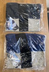 【未使用品】HX004 ネックウォーマー グレー・ネイビー【2枚セット】
