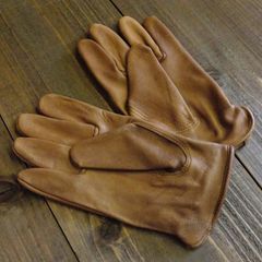 Lamp gloves -Utility glove Shorty- Camel - メルカリ