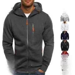 パーカー メンズ 長袖 フード付き ジップアップ ジャケット カーディガン ビッグシルエット ゆったり マウンテンパーカー 春 秋服 秋冬 スポーツ カジュアル【0912】