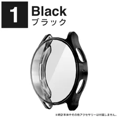 ブラック Galaxy Watch7 ケース Galaxy Watch7 カバー ギャラクシーウォッチ7 40mm 44mm Galaxy Watch7 40mm Galaxy Watch7 44mm 本体 保護 TPU ソフトのサムネイル