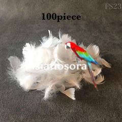 ◾️⭐︎【FS23白】羽  フラワーシャワー コキール 結婚式 フラダンス 鳥の羽根