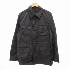ランバン LANVIN COLLECTION ナイロンジャケット ステンカラー 54 XL チャコールグレー /JS ●ECOのサムネイル